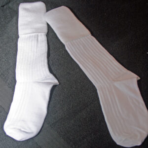 Socks Long Plain White