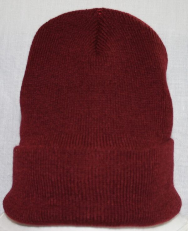 Beanie Knitted Maroon