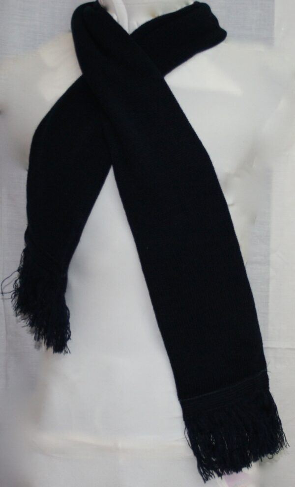 Scarves Knitted Black