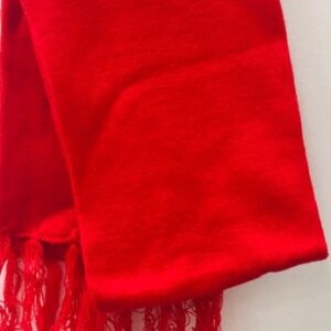 Scarves Knitted Red