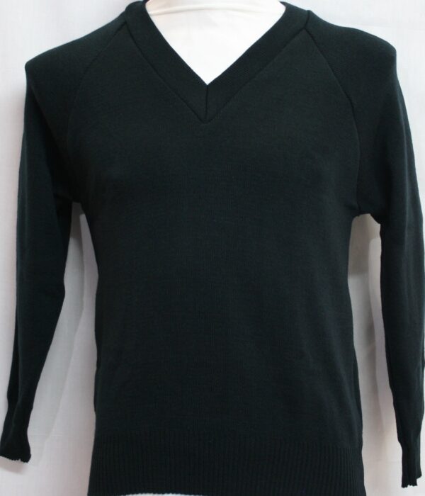 Jersey Sleeveless V Neck Navy