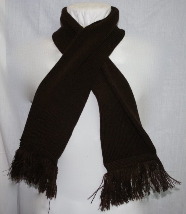 Scarves Knitted Brown