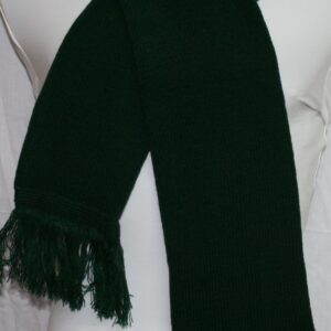 Scarves Knitted Bottle Green